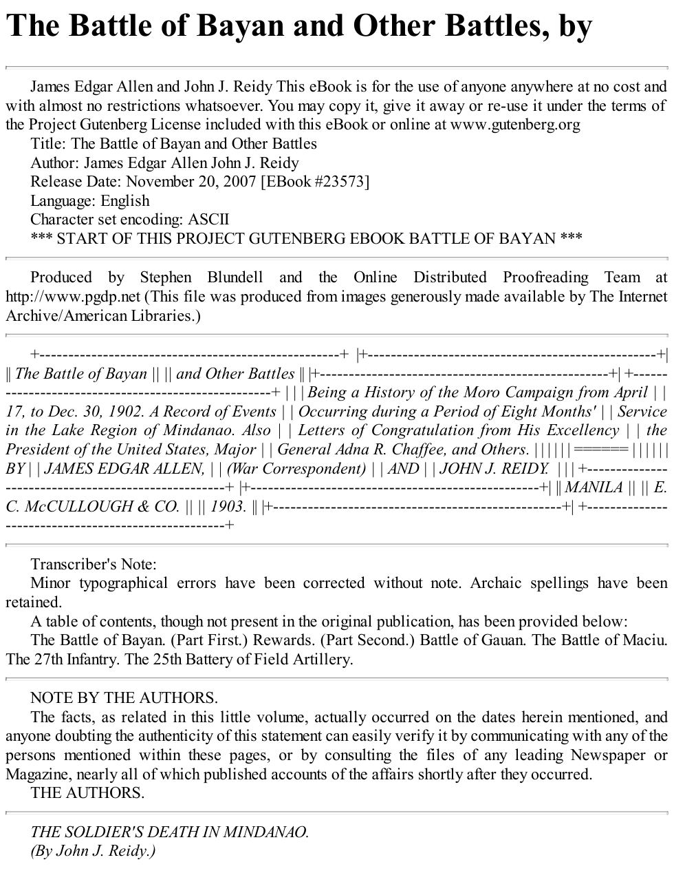 war - the battle of bayan and others cover
