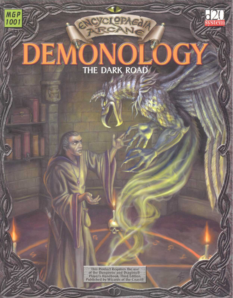 Encyclopaedia Arcane - Demonology - The Dark Road cover
