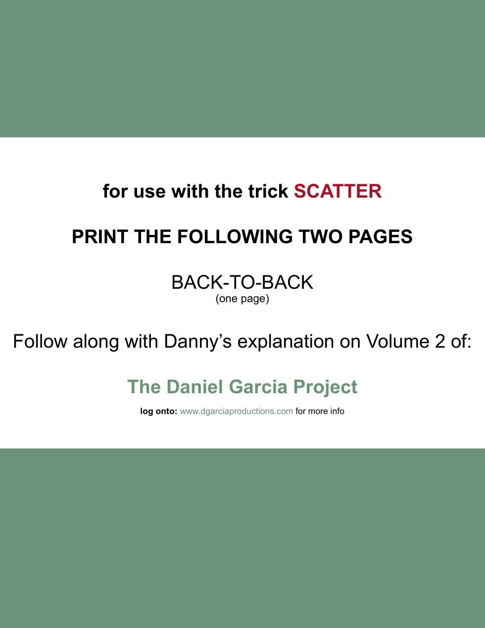 Daniel Garcia - Scatter cover