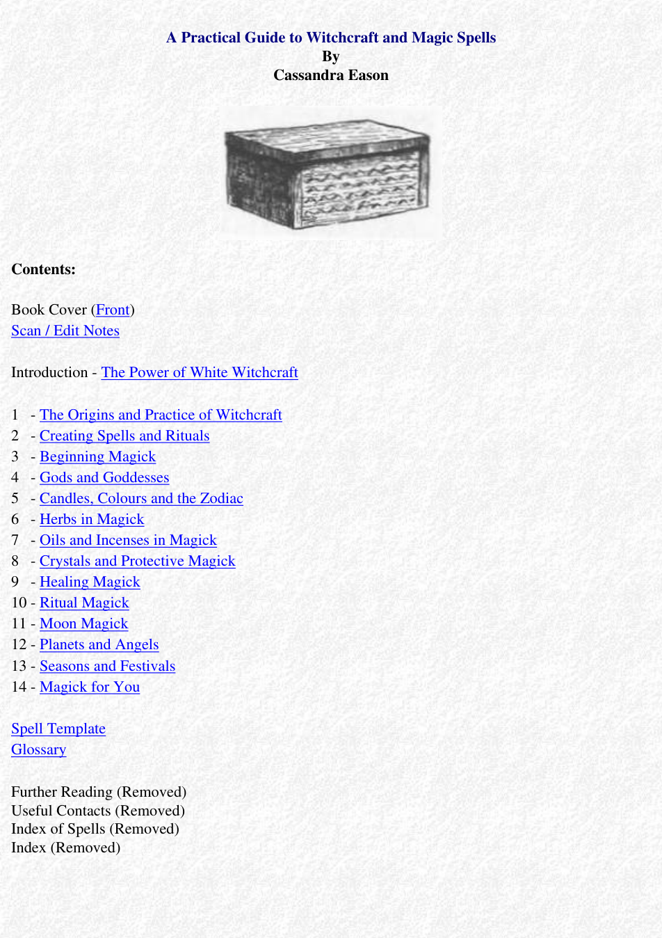Cassandra Eason - A Practical Guide to Witchcraft and Magi cover
