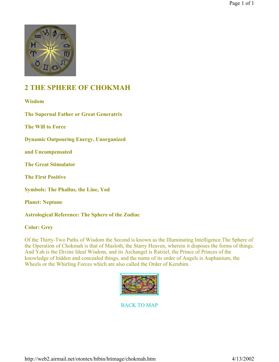 Sphere of 2 Chokmah cover