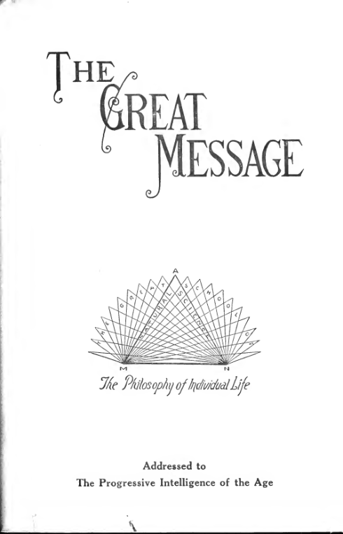 Harmonic Series - Volume 5 - The Great Message cover