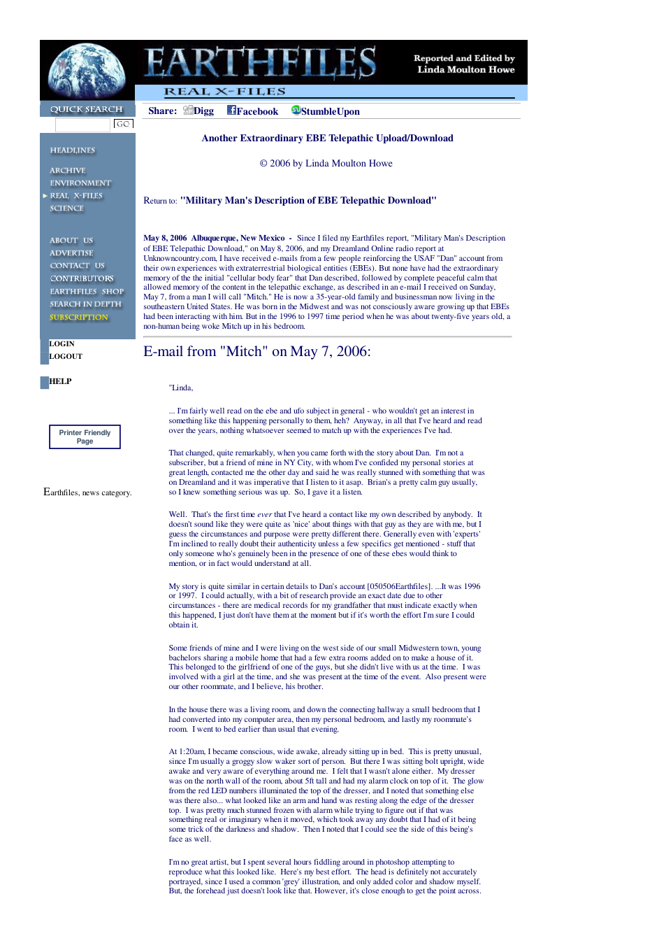 05 08 2006 Another Extraordinary EBE Telepathic Upload Download cover