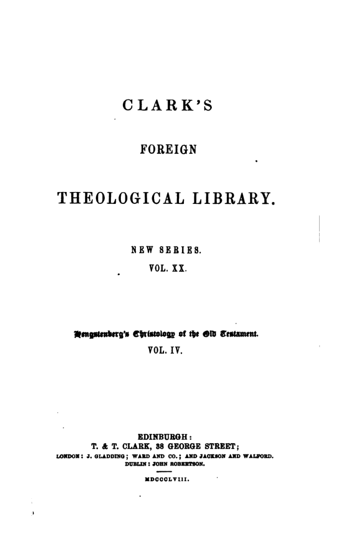 Christology of the Old Testament cover