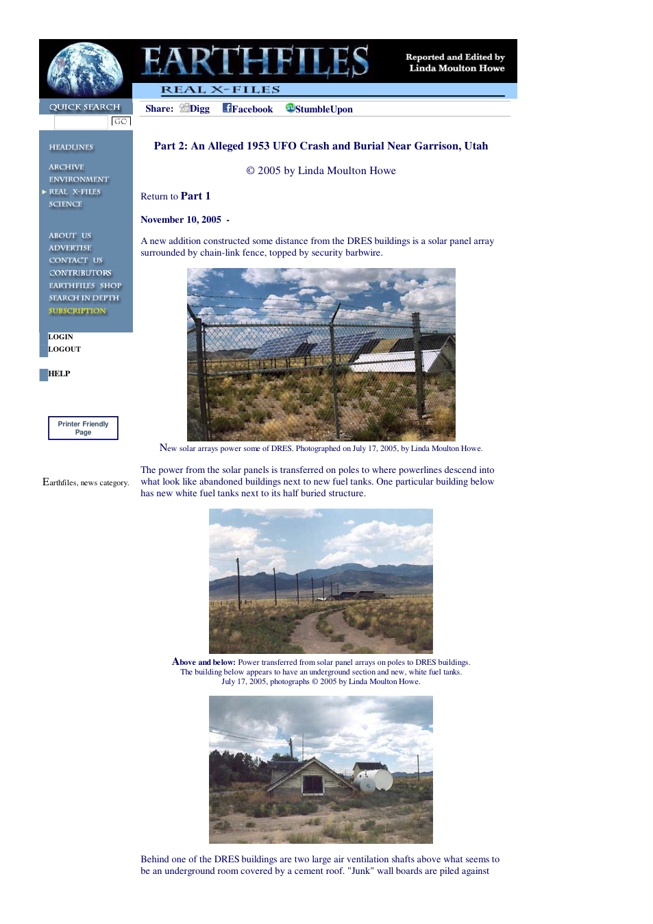 11 10 2005 Part 2 An Alleged 1953 UFO Crash and Burial Near Garrison, Utah cover