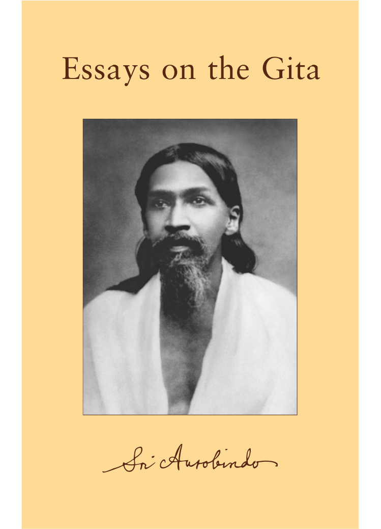 Sri Aurobindo - Essays On The Gita cover