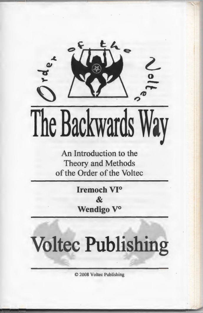 The Backwards Way cover