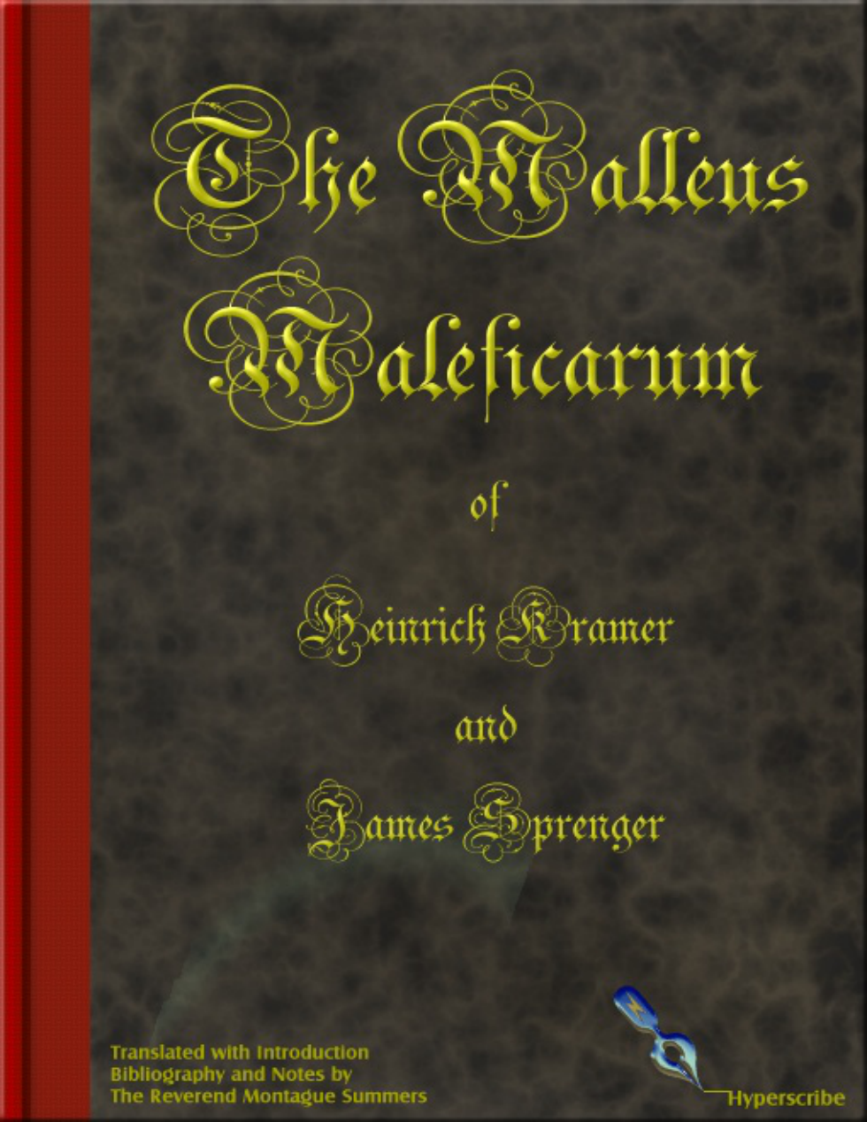 The Malleus Maleficarum - Heinrich Kramer cover