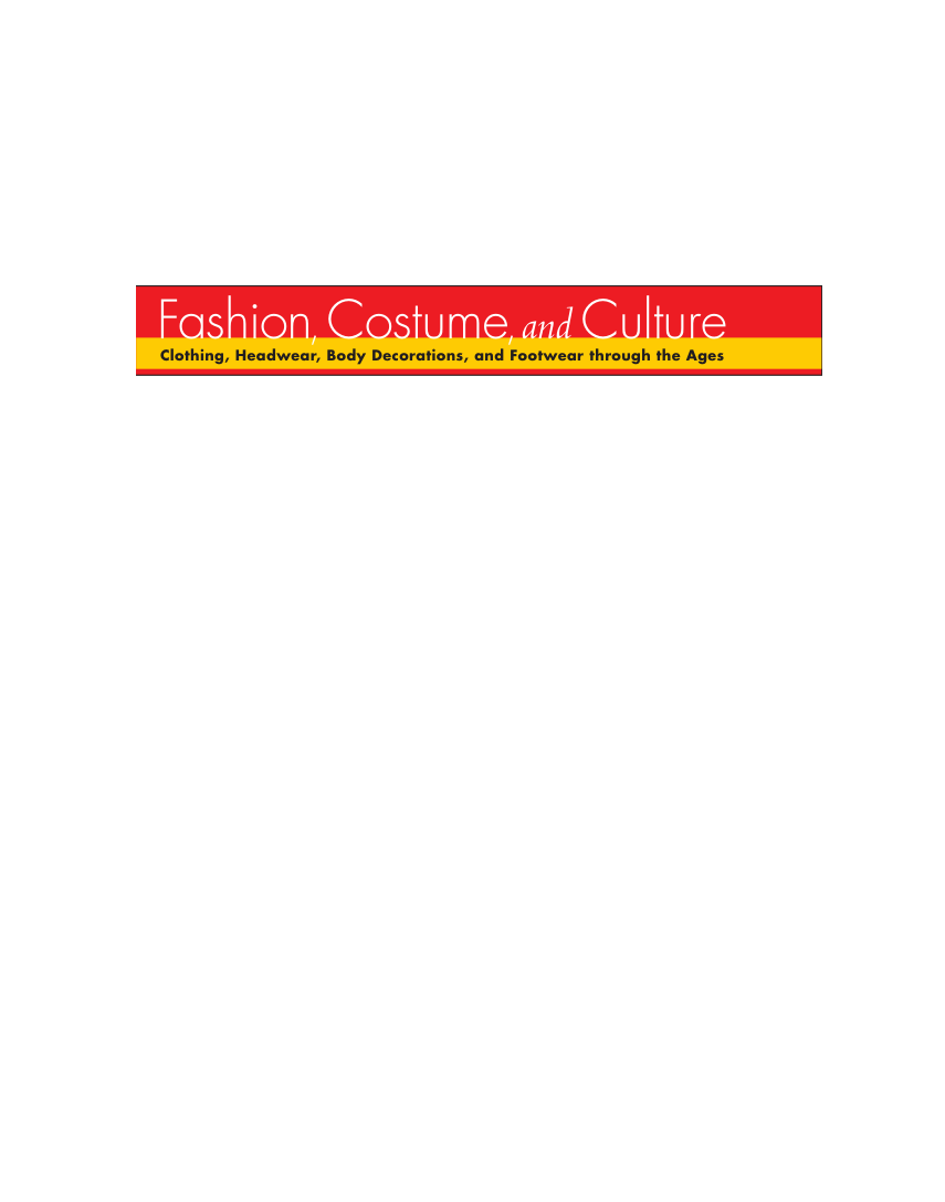 The Gale Encyclopedia Of Fashion Costume & Culture Volume 2 (2004) cover