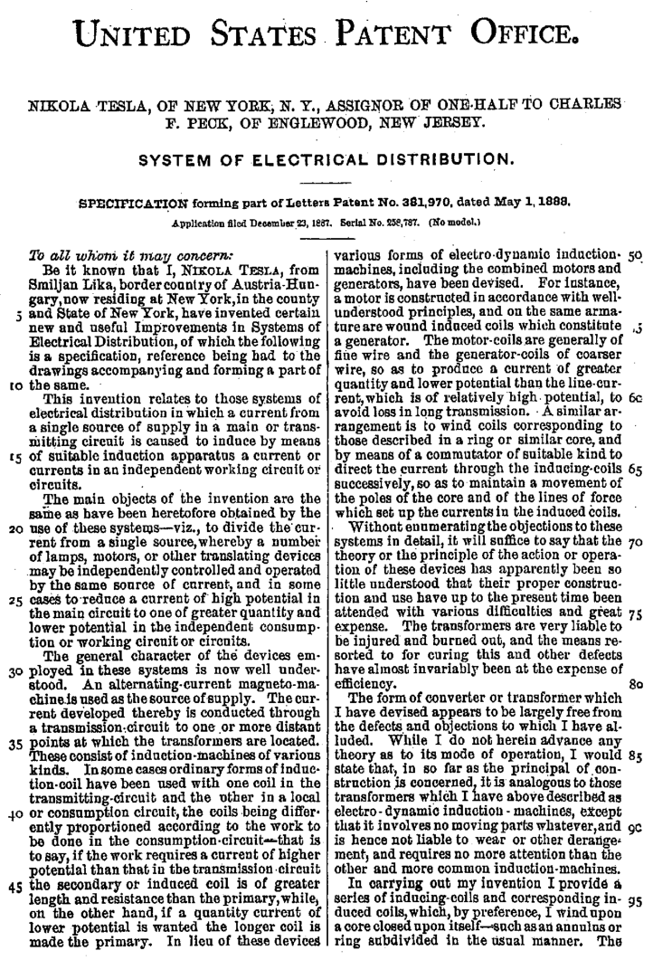 Tesla Patents - 00381970 cover