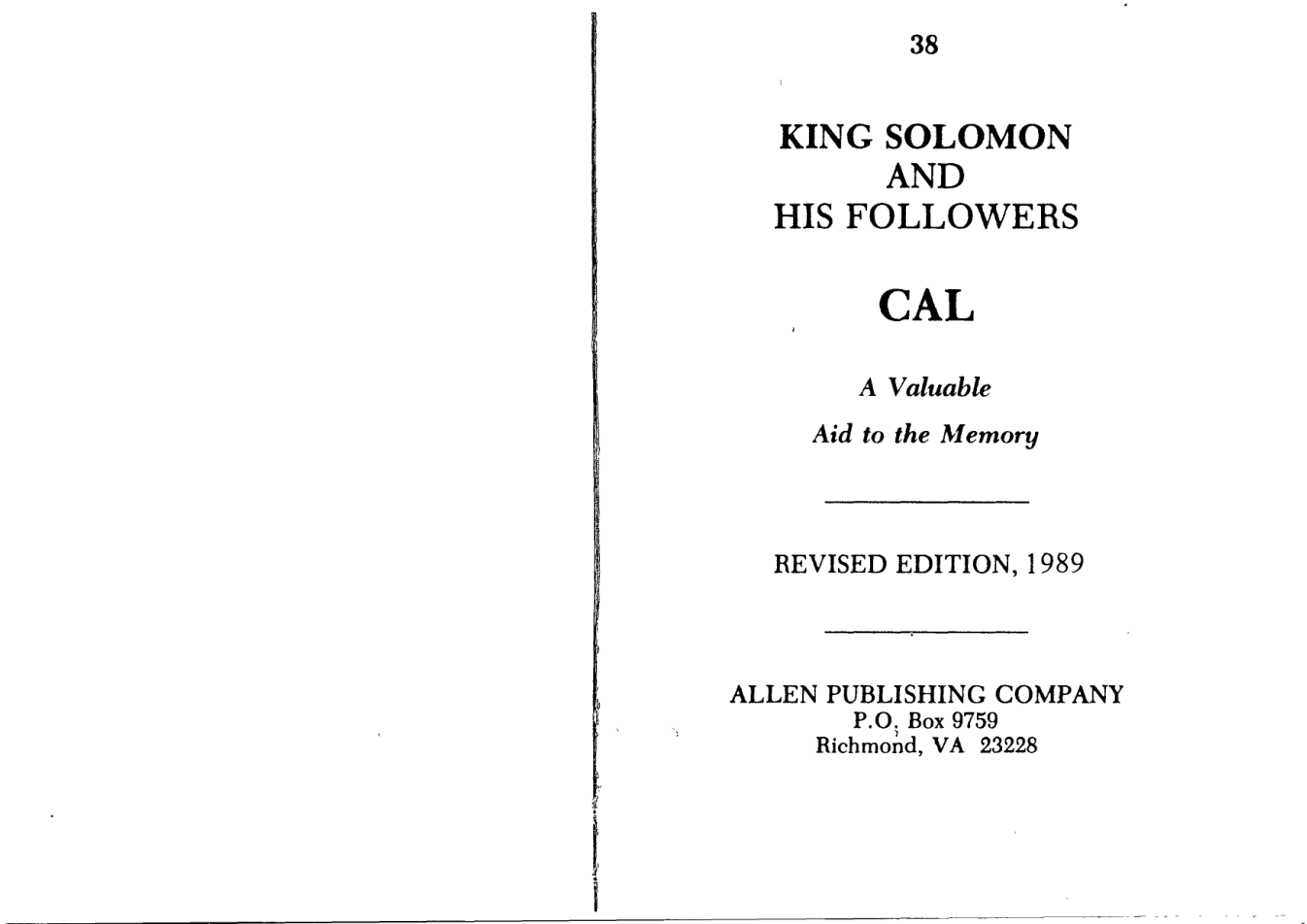 kingsolomon ca cover