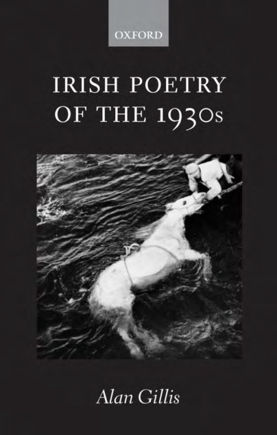 Irish Poetry of the 1930s cover