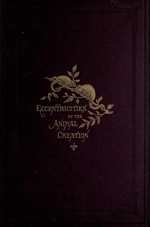Eccentricities of the Animal Creation - J Timbs (1869) cover