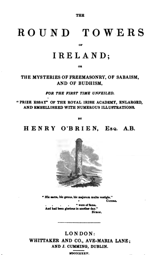The Round Towers Of Ireland - H O'Brien cover