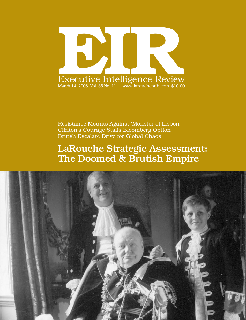 Executive Intelligence Review 2008 cover