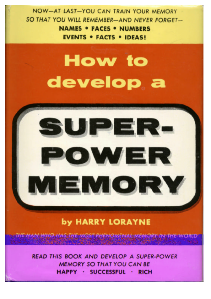 How To Develop A Super-Power Memory cover