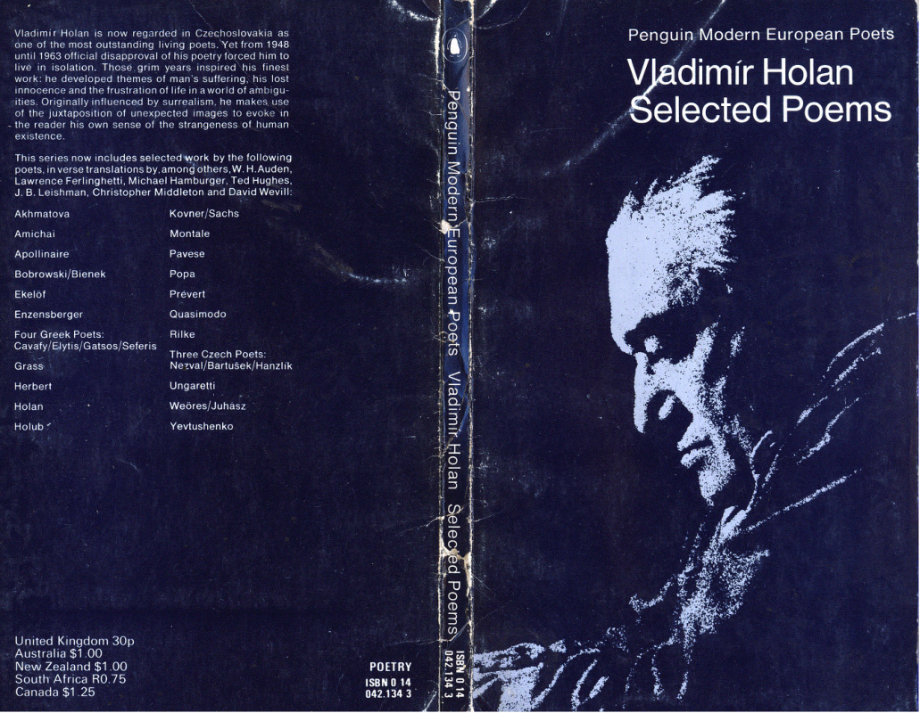 Vladimir Holan - Selected poems cover