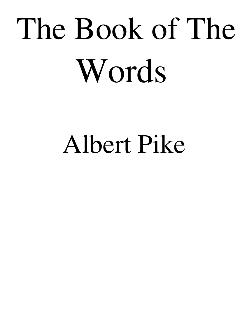 The Book of the Words - A Pike cover