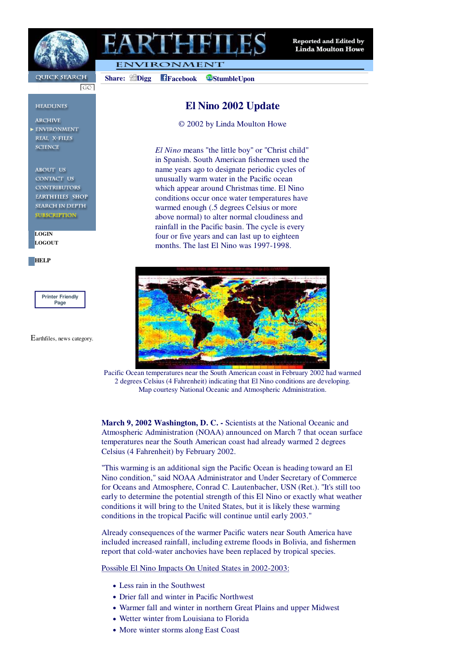 03 09 2002 El Nino 2002 Update cover