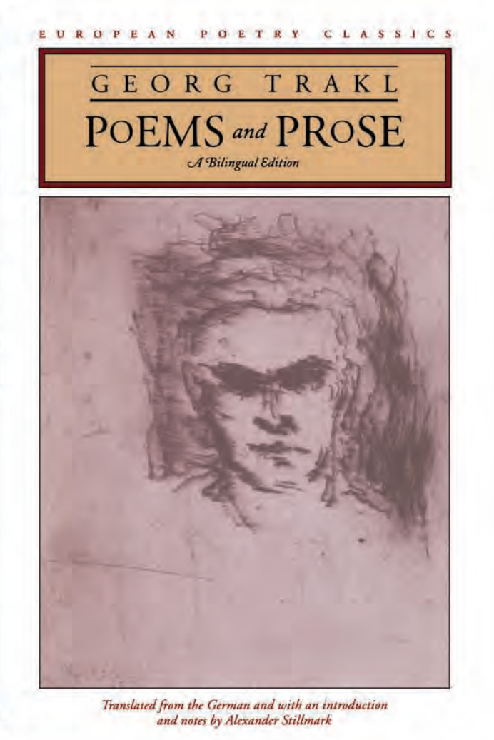 Georg Trakl Poems and Prose A Bilingual Edition European Poetry Classics 2005 cover