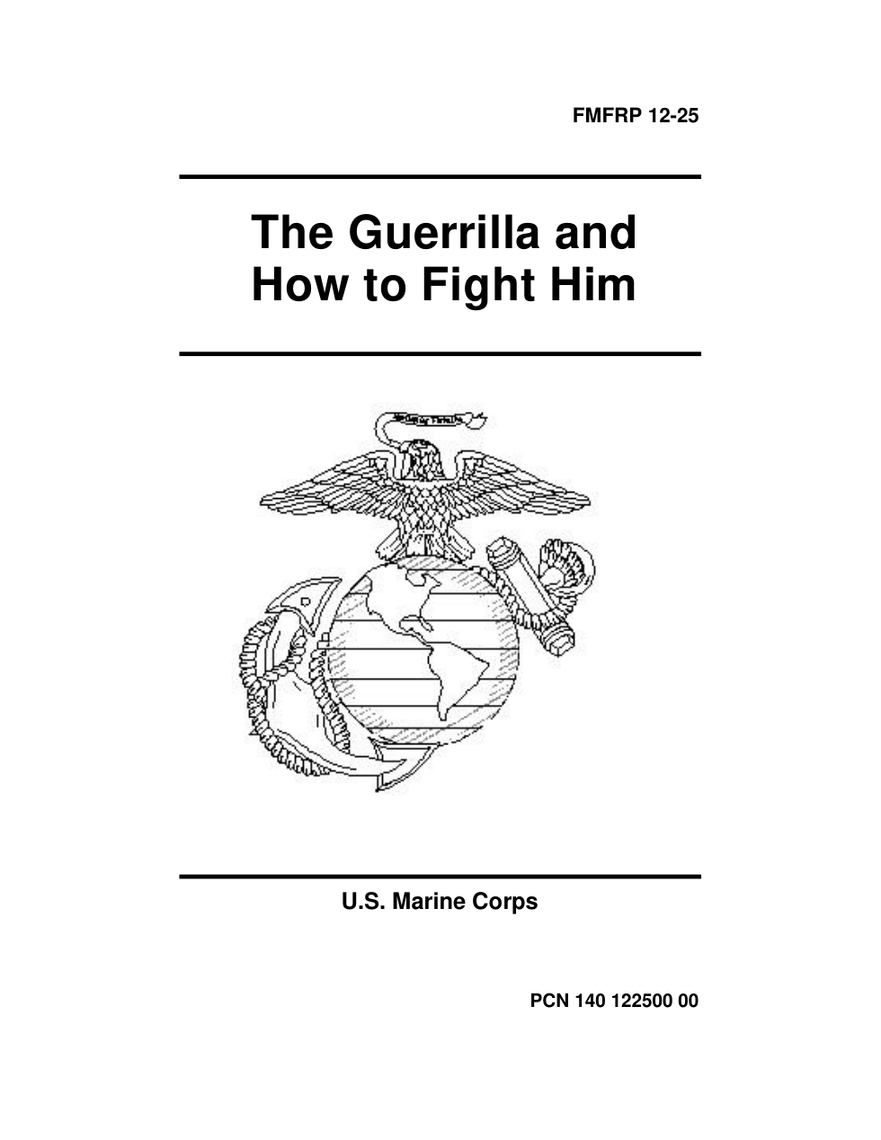 FMFRP 12-25 The Guerilla and How to Fight Him cover