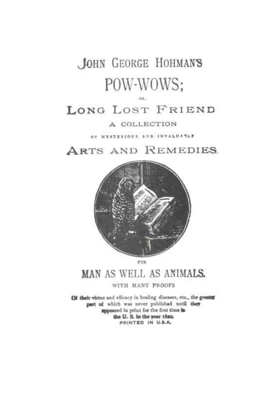 Pow Wows - J George Hohman cover