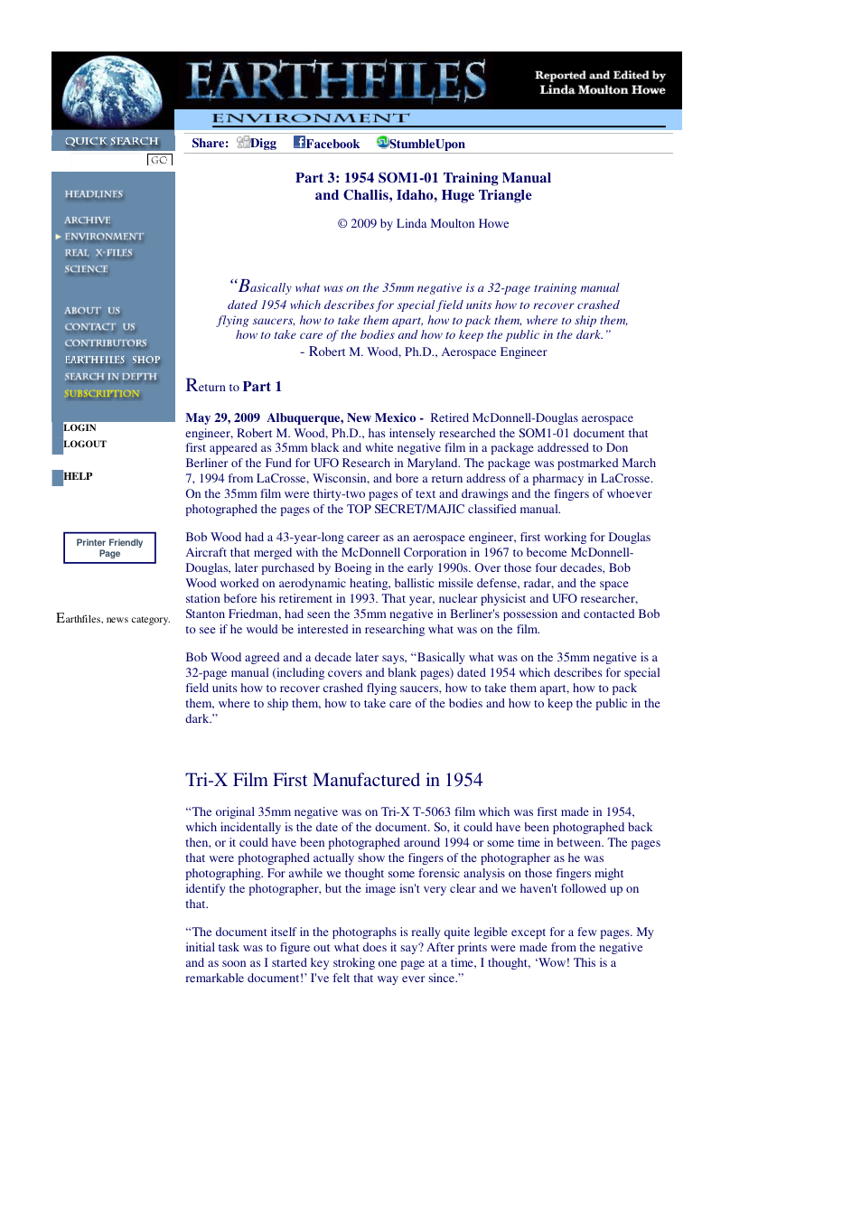 05 29 2009 Part 3 1954 SOM1-01 Training Manual and Challis, Idaho, Huge Triangle cover