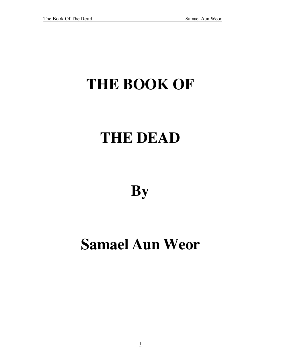 Book of the Dead cover