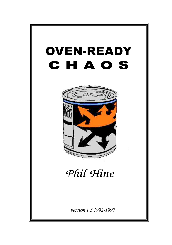 Phil Hine - Oven Ready Chaos cover