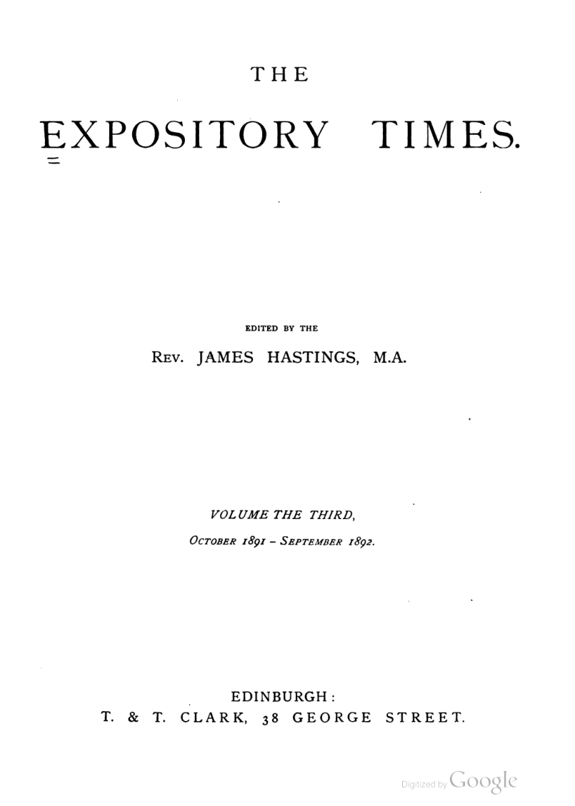 Archangels - Expository times cover