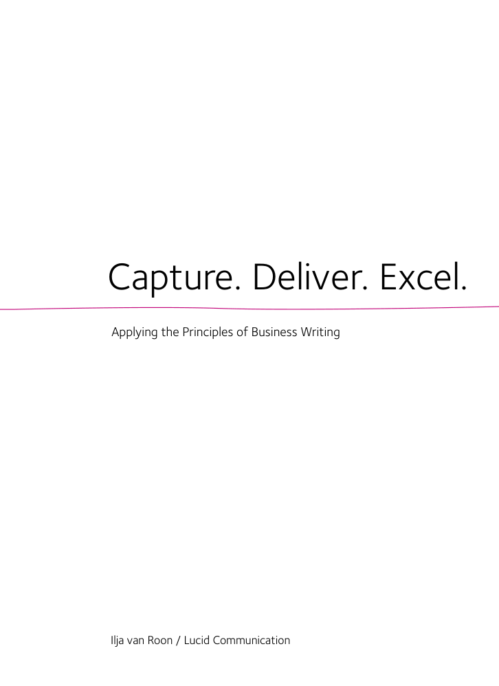 Learn the Principles of Business Writing cover