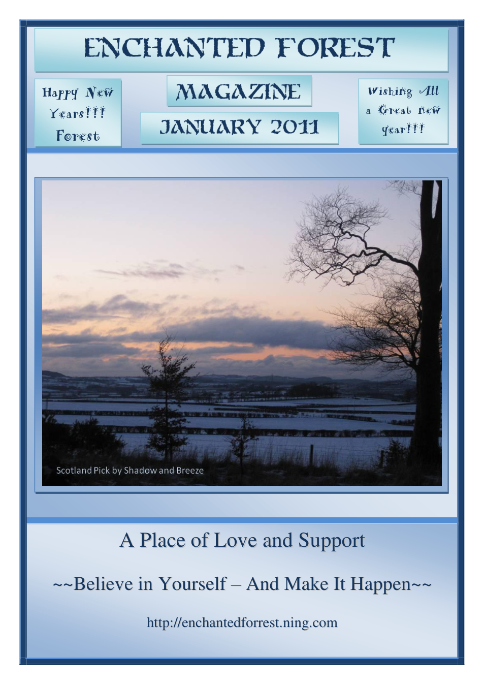 January-2011-Enchanted-Forest-Magazine cover