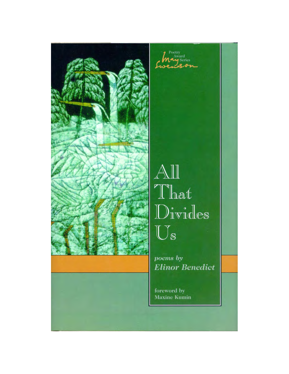 Elinor Benedict - All That Divides Us Poems - May Swenson Poetry Award cover