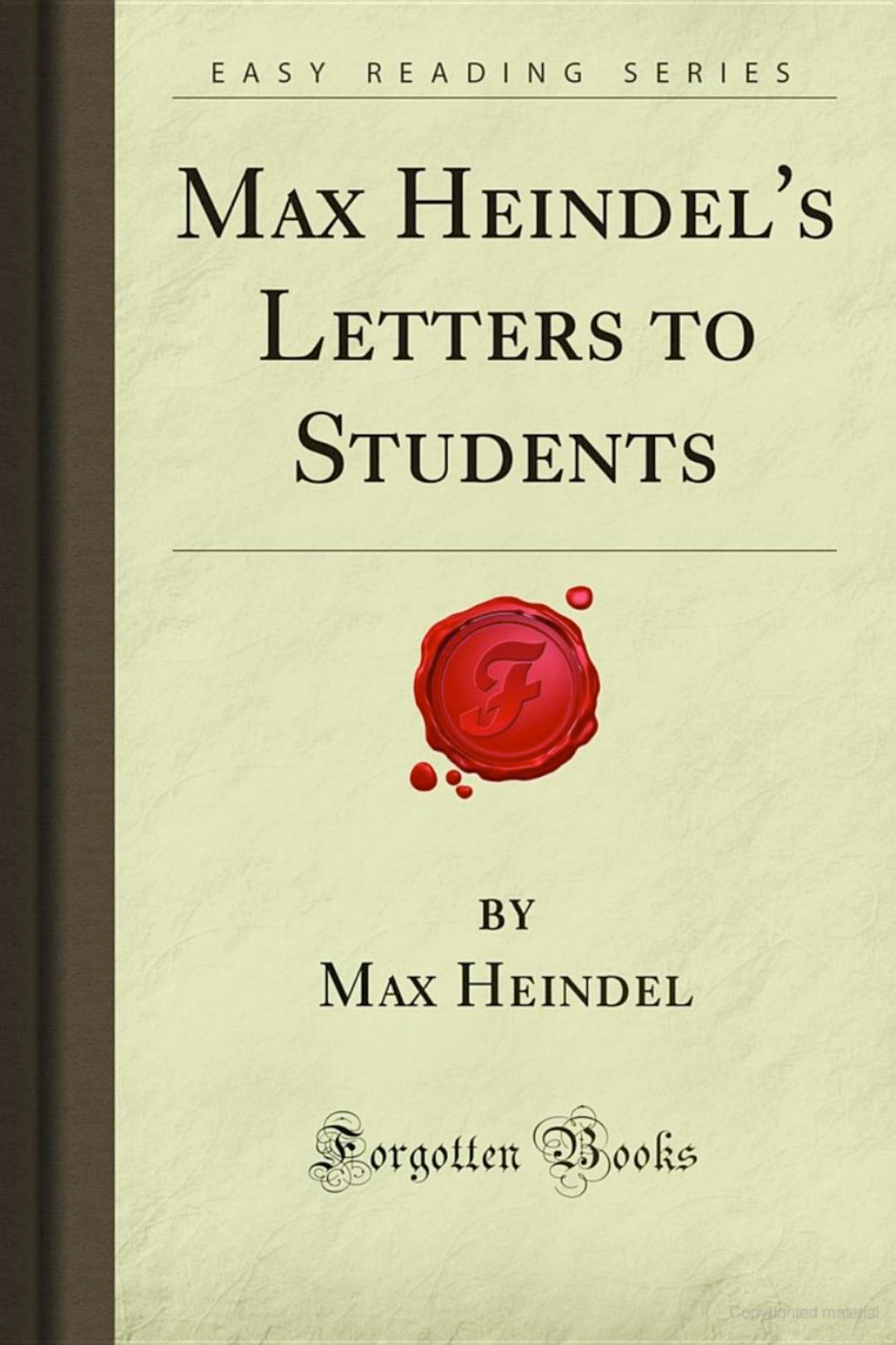 Max Heindel - Letters To Students cover