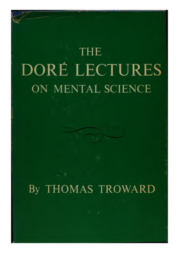 The Dore Lectures On Mental Science - T Troward (1909) cover