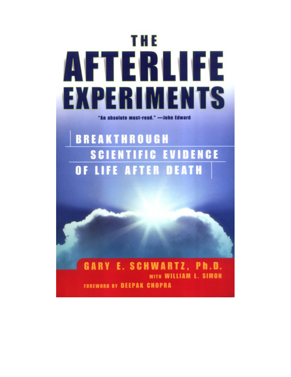 Schwartz Gary - The Afterlife Experiments cover