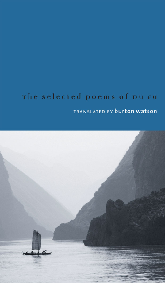 Selected Poems of Du Fu cover