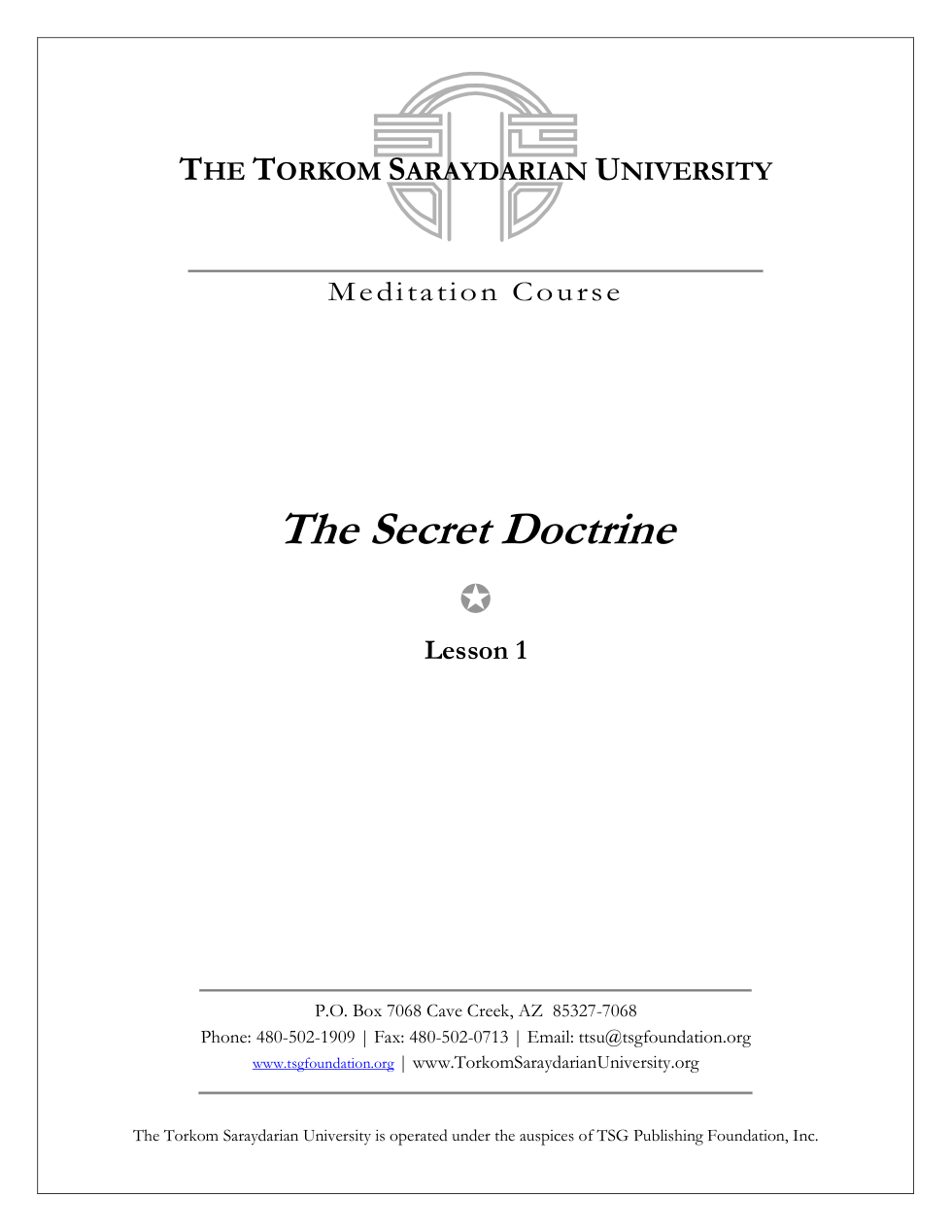M5-1-The Secret Doctrine cover