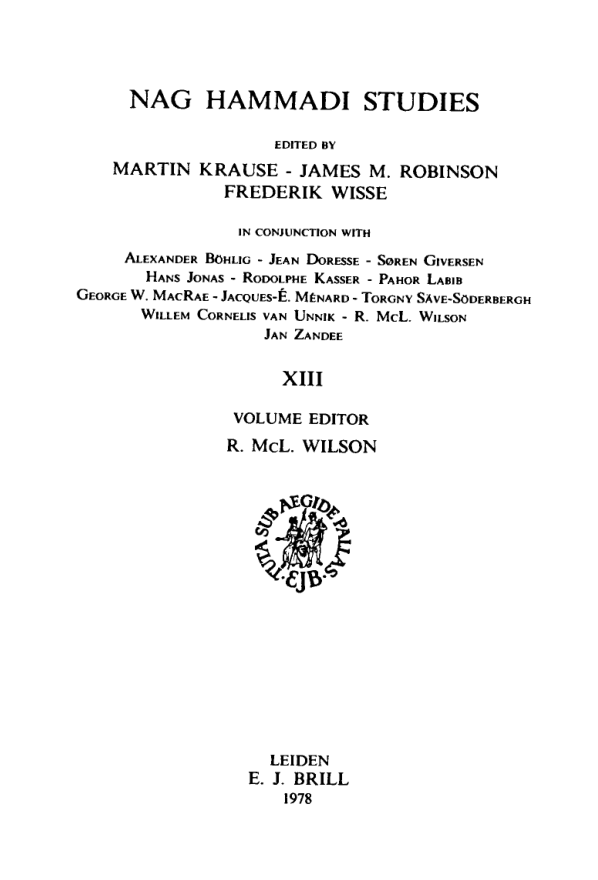 Books of Jeu and the Untitled Text in the Bruce Codex Schmidt MacDermot Part I [crop] cover