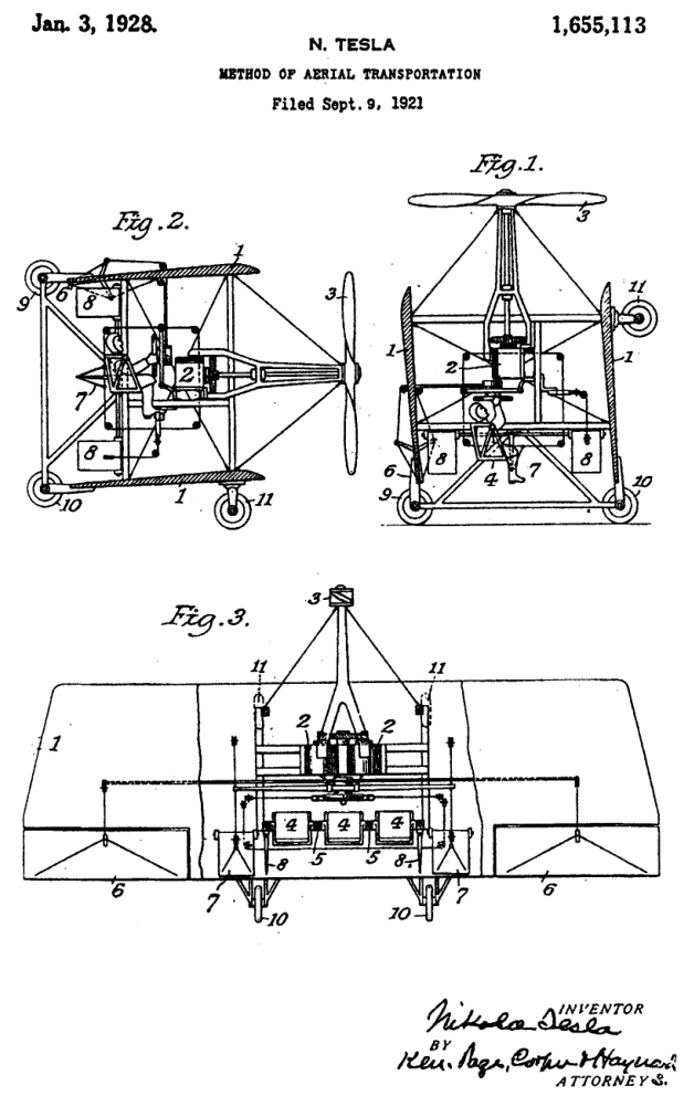 Tesla Patents - 01655113 cover