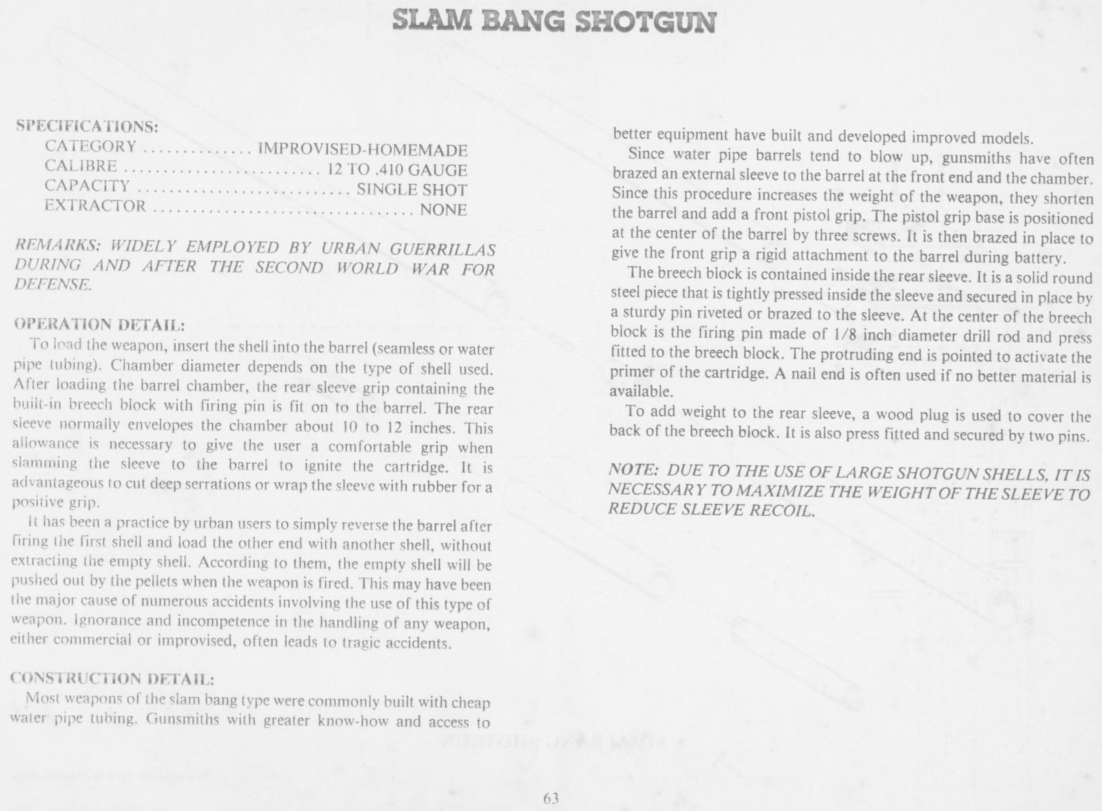 Improvised Slam Bang Shotgun cover