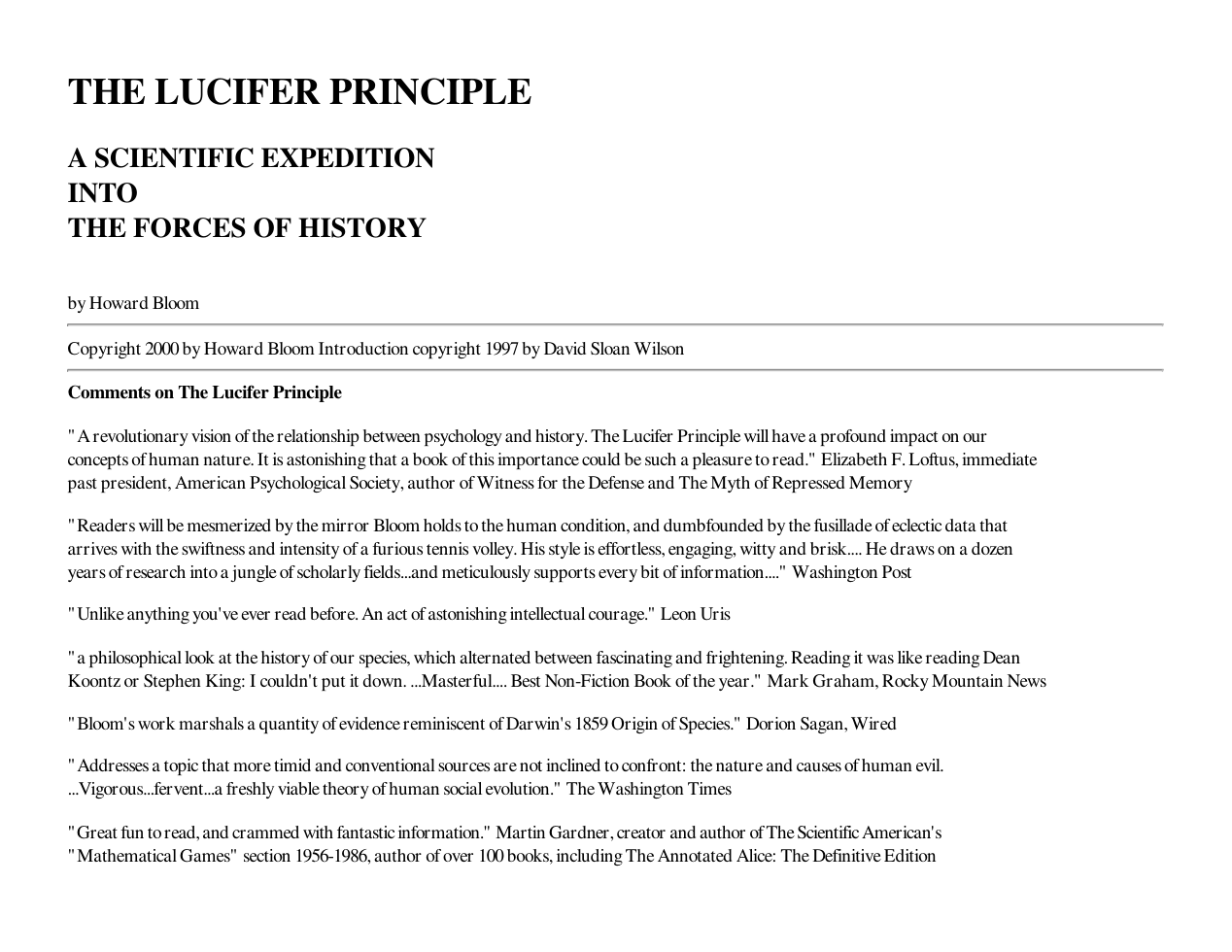 Lucifer Principle cover
