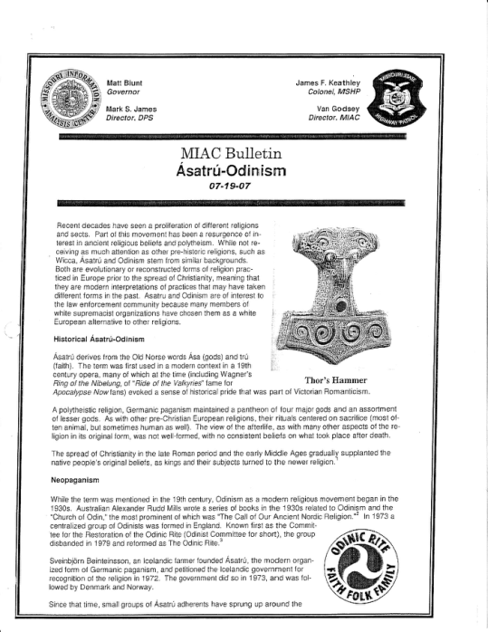 Miac - Asatru And Odinism cover