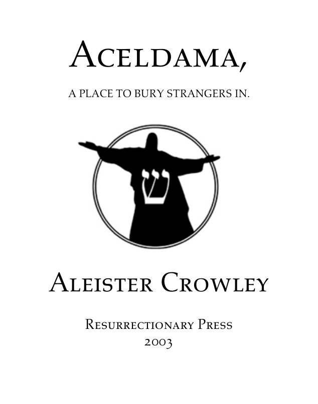 Aceldama cover