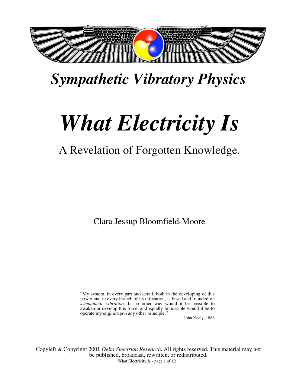 WhatElectricityIs cover