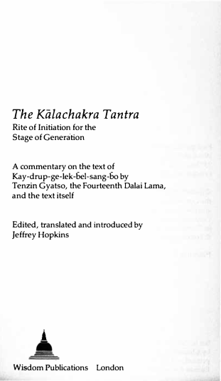 [the Dalai Lama Tenzin Gyatso] The Kalachakra Tant(BookZZ.org) - Dalai Lama Tenzin Gyatso cover