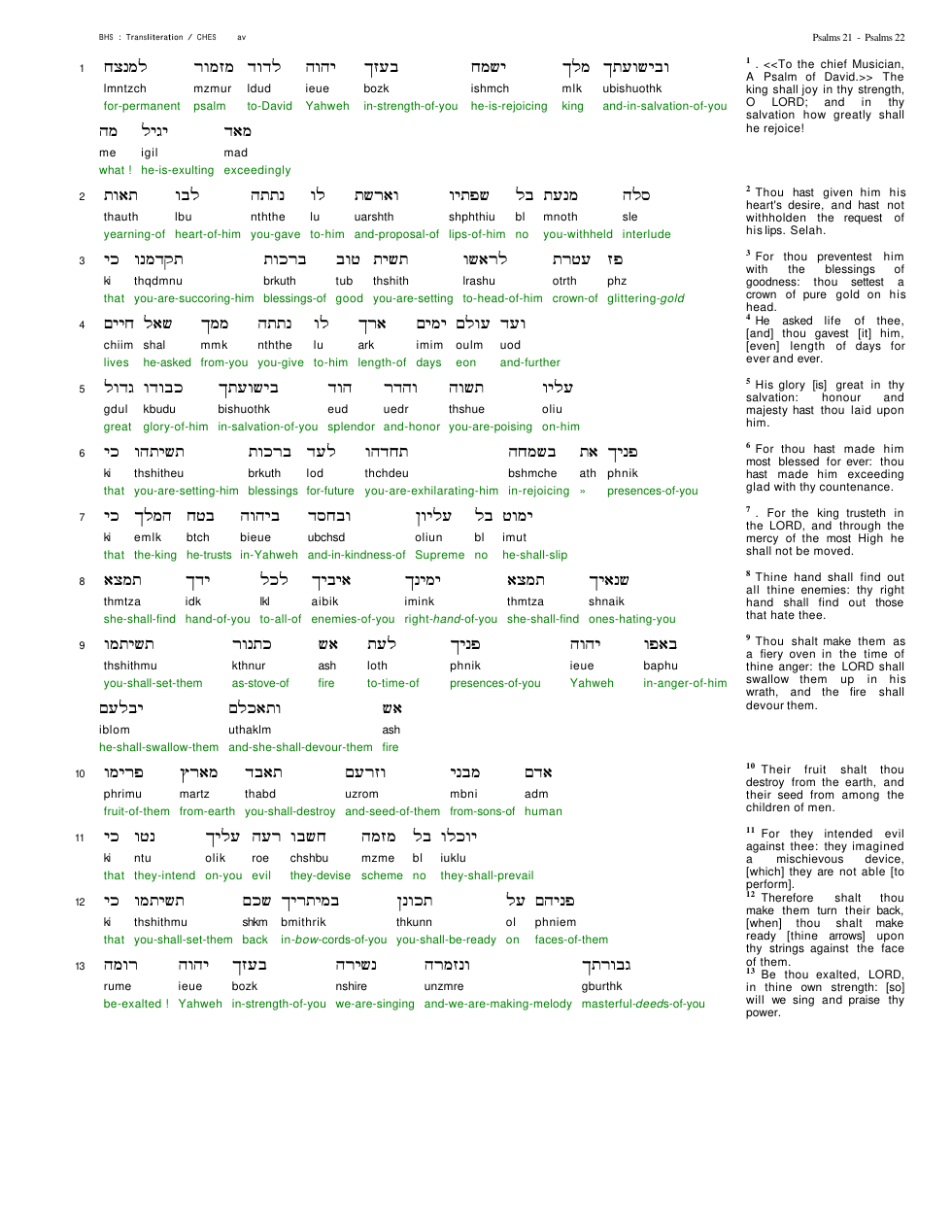 19021-The Book Of Psalms Chapter-021 cover