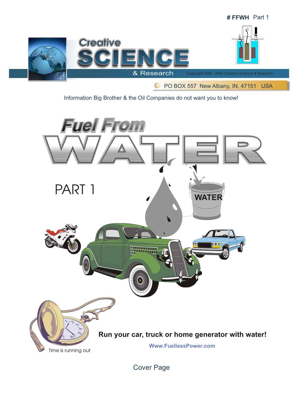 Fuel From Water cover