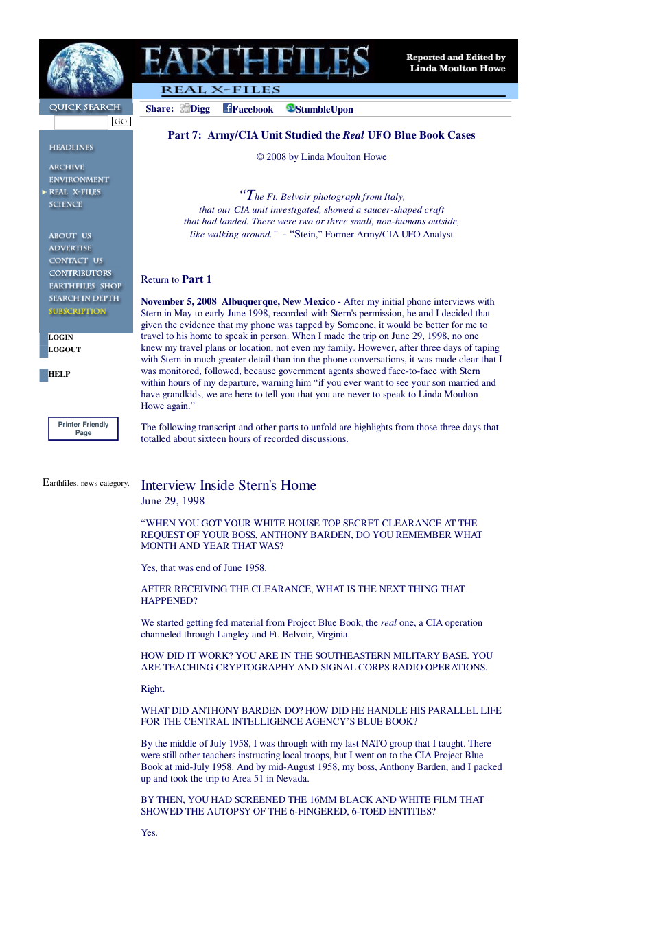 11 05 2008 Part 7 Army CIA Unit Studied the Real UFO Blue Book Cases cover