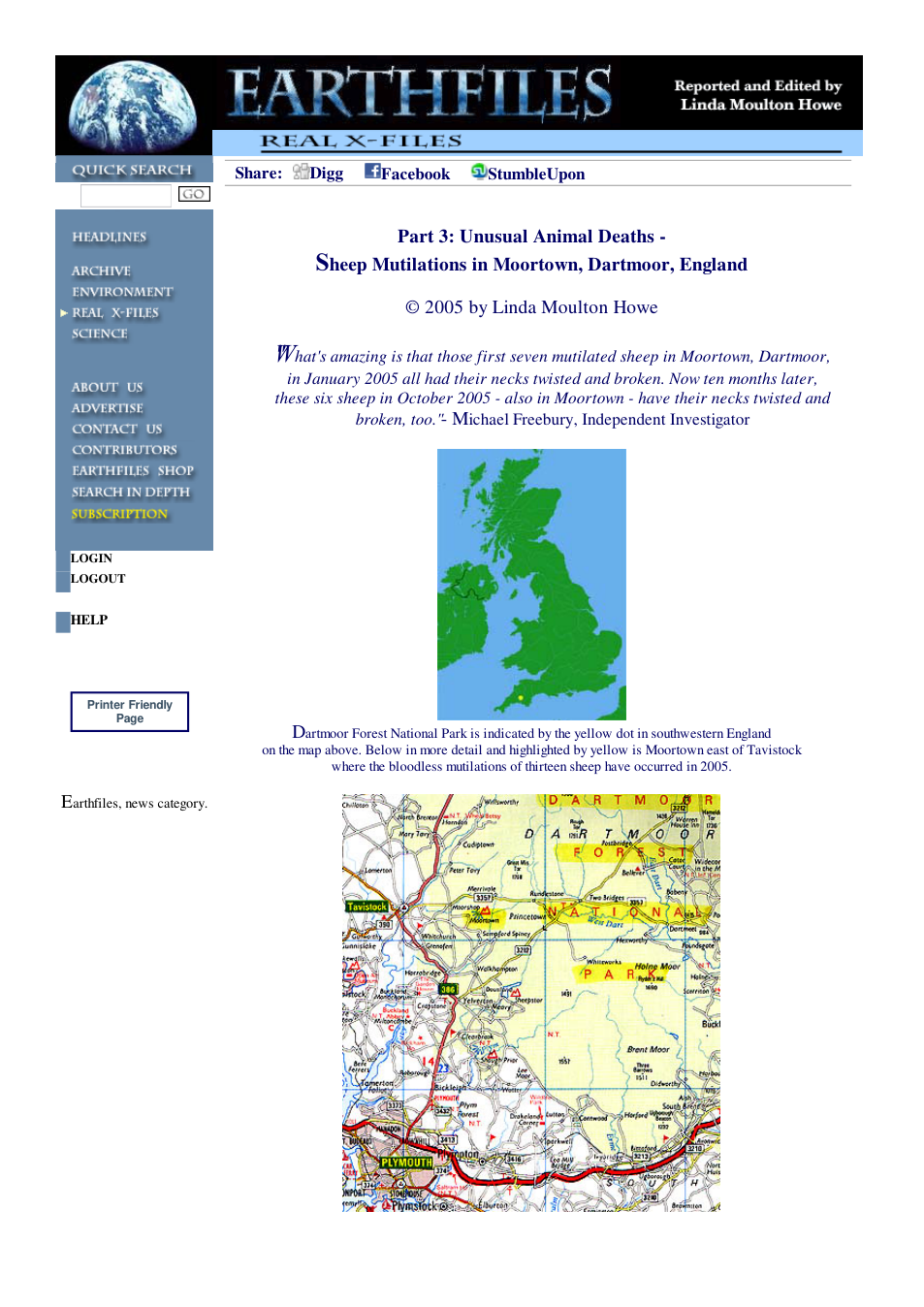 11 02 2005 Part 3 Unusual Animal Deaths -Sheep Mutilations in Moortown, Dartmoor, England cover